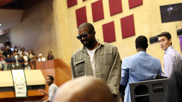Kanye West at Sunday Service.