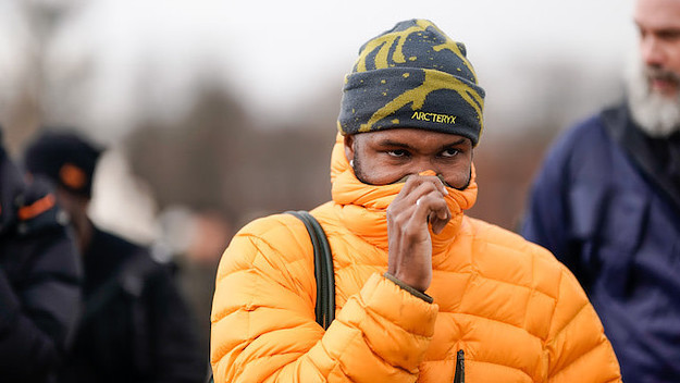 Frank Ocean at Paris Fashion Week.