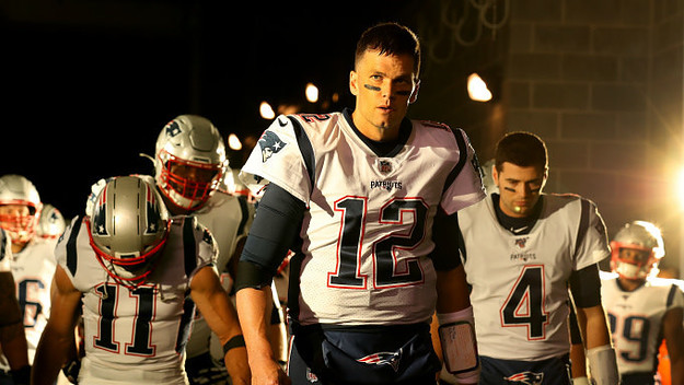 Quarterback Tom Brady #12 of the New England