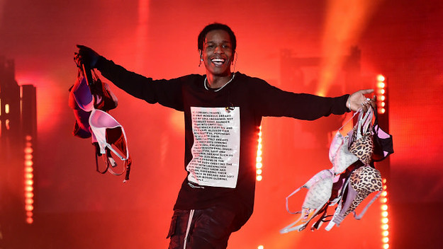 A$AP Rocky performs live during Rolling Loud music festival