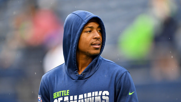 Tyler Lockett #16 of the Seattle Seahawks