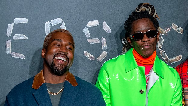 Young Thug and Kanye West