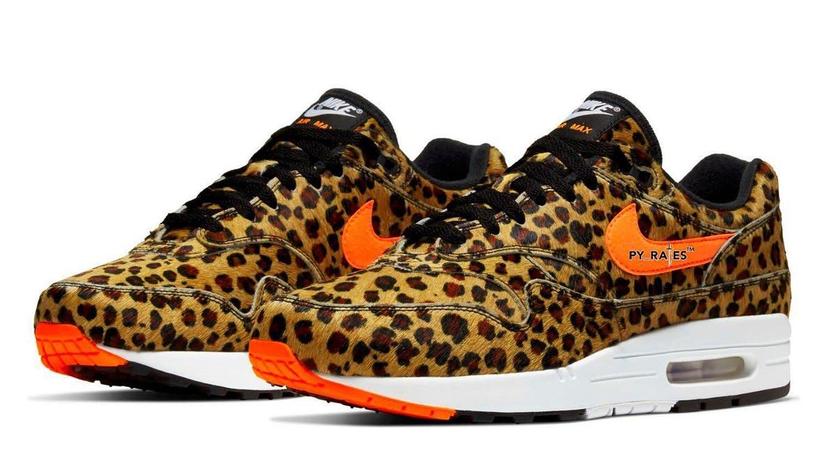 Atmos x Nike Air Max 1 'Multi Color/Total Orange/White/Black' AQ0928 901 (Pair)
