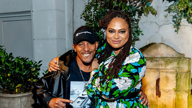 Korey Wise and Ava DuVernay attends The Cinema Society