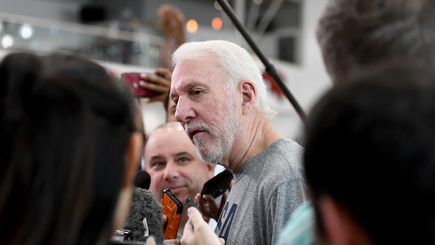 Head coach Gregg Popovich