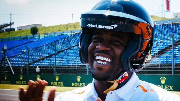 ASAP Ferg on F1 track