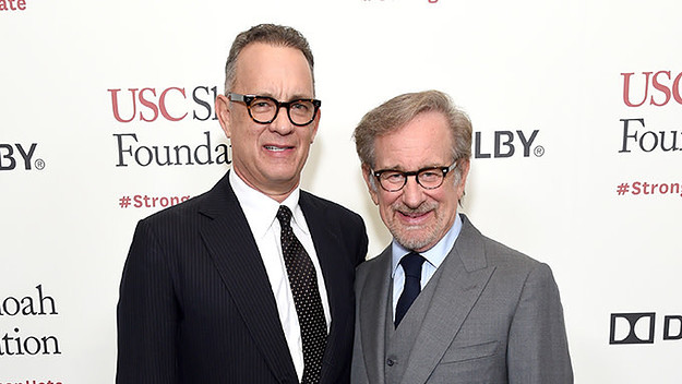 Tom Hanks and his pal Steven Spielberg