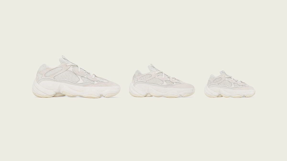 Adidas Yeezy 500 'Bone White' (Lateral)