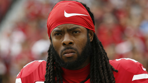 Richard Sherman #25 of the San Francisco 49ers