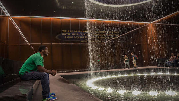 This is a picture of the NMAAHC.