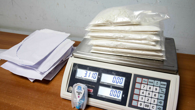 Envelopes filled with more than 3 kg of cocaine