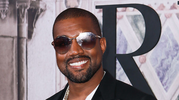 Kanye West during the Ralph Lauren 50th Anniversary.
