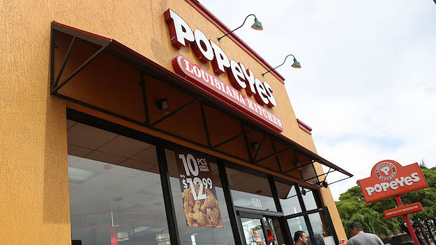 popeyes chicken selling out