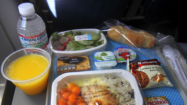 airplane meal