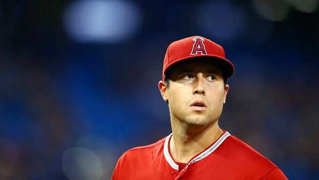 Tyler Skaggs #45 of the Los Angeles Angels of Anaheim