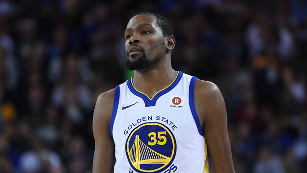 Kevin Durant #35 of the Golden State Warriors