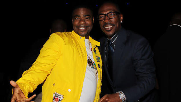 Tracy Morgan (L) and Eddie Murphy