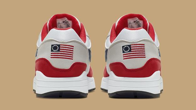 Nike Air Max 1 'Fourth of July' CJ4283 100 (Heel)