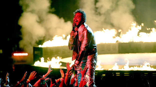 post malone hollywoods bleeding projections