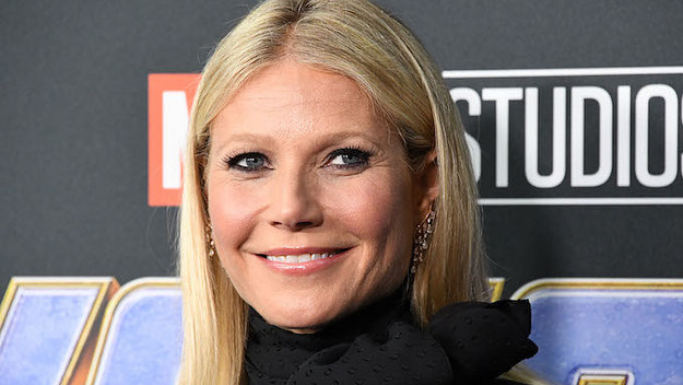 Gwyneth Paltrow arrives at world premiere of "Avengers: Endgame."