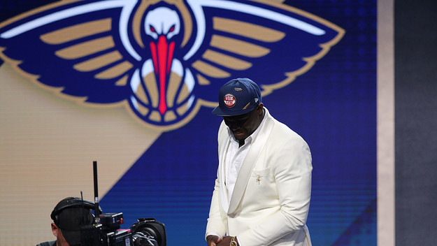 Zion Williamson NBA Draft 2019 Pelicans Logo