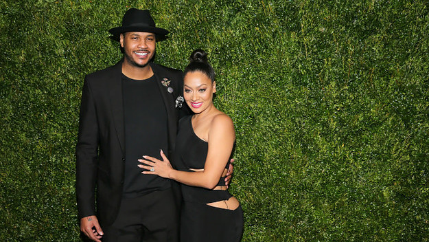 Carmelo Anthony and La La Anthony