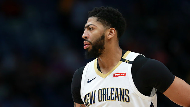 Anthony Davis #23 of the New Orleans Pelicans