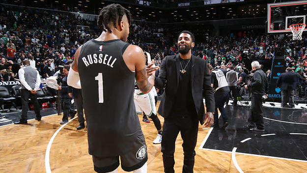 D'Angelo Russell and Kyrie Irving