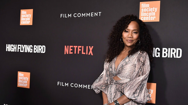Sonja Sohn attends the Netflix "High Flying Bird" Film
