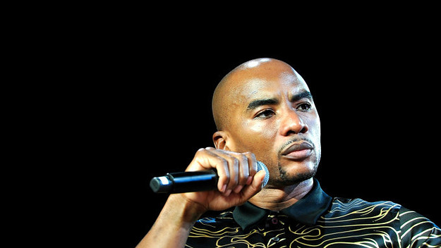 Charlamagne tha God speaks onstage Beautycon Festival