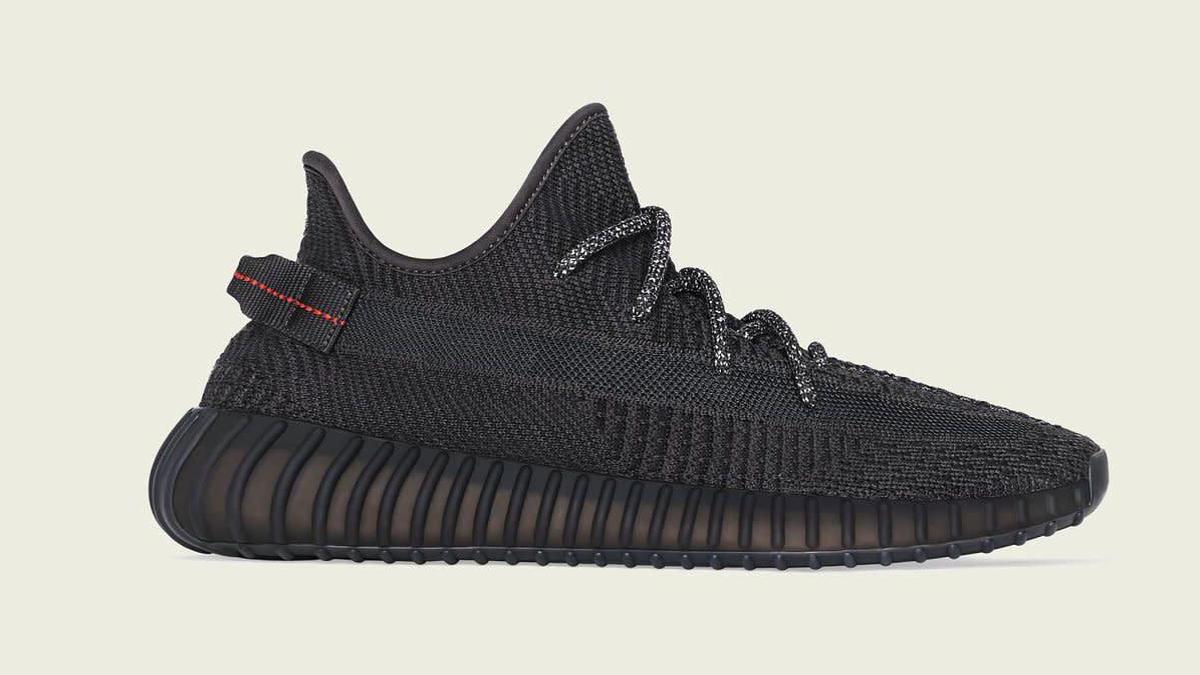 Adidas Yeezy Boost 350 V2 'Black' FU9006 (Lateral 2)