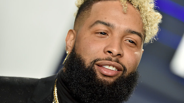 Odell Beckham attends the 2019 Vanity Fair Oscar Party