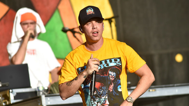 Logic performs during the 2019 New Orleans Jazz & Heritage Festival 50th Anniversary