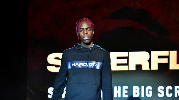 Recording artist Yung Bans performs onstage at Sony X Revolt "Superfly" Concert