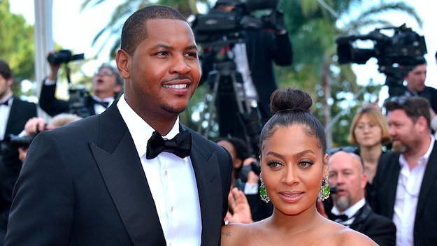 La La and Carmelo Anthony