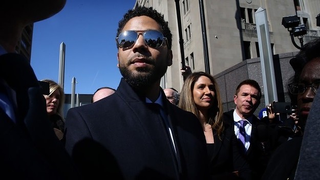 jussie smollett court sunglasses