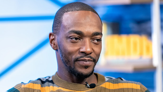 Anthony Mackie visits 'The IMDb Show.'