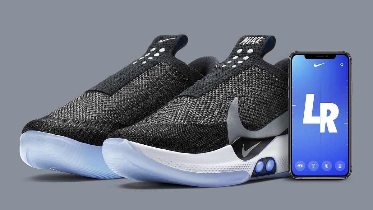 Nike Adapt BB 'Black/White/Pure Platinum' AO2582 001 (Pair)