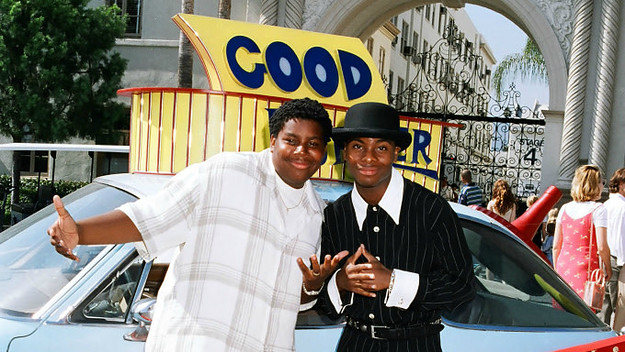 Kenan Thompson and Kel Mitchell during "Good Burger" Premiere