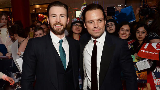 Chris Evans and Sebastian Stan