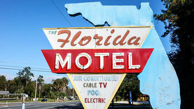 Florida motel sign