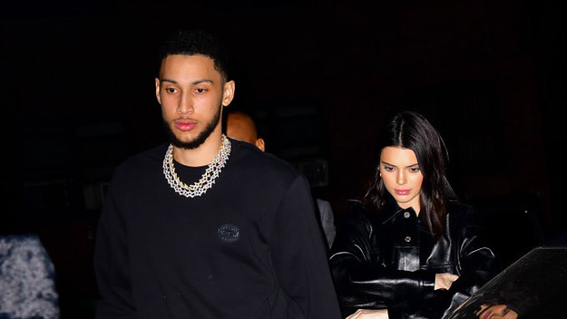 Ben Simmons and Kendall Jenner arrive to Marquee New York