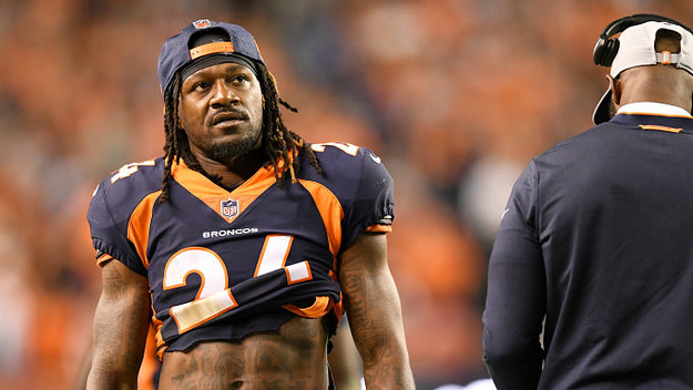 Adam Jones (24) of the Denver Broncos