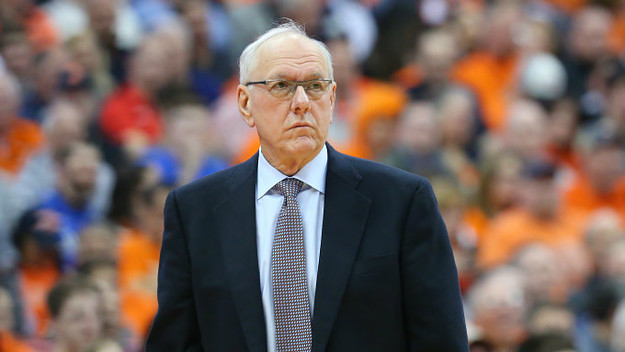 Head coach Jim Boeheim of the Syracuse Orange
