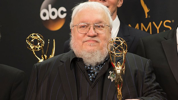 George R. R. Martin at the Emmys in 2016
