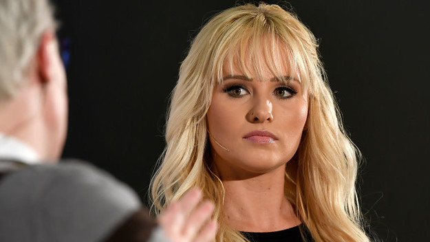 Tomi Lahren speaks onstage at Politicon