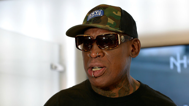 Former NBA great Dennis Rodman