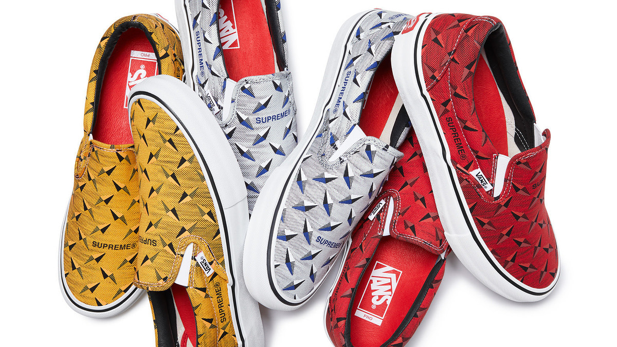 Supreme x Vans Slip On 'Diamond Plate' Collection