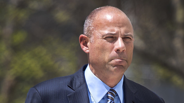 Michael Avenatti arrives at the Ronald Reagan Federal Building & U.S. Courthouse