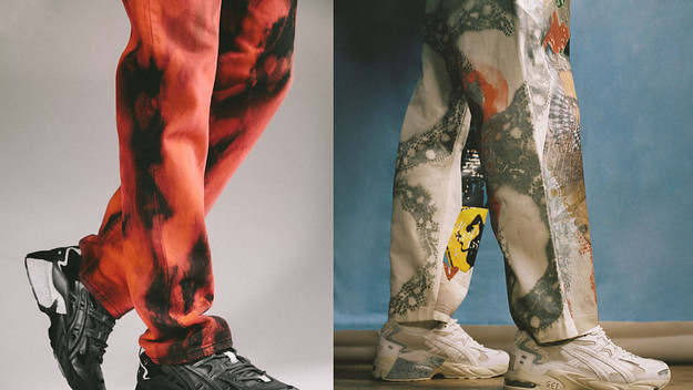 asics gel leather header